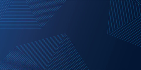 Wall Mural - Dark blue background. Modern line stripes curve abstract presentation background. Luxury paper cut background. Abstract decoration, golden pattern, halftone gradients, 3d Vector illustration