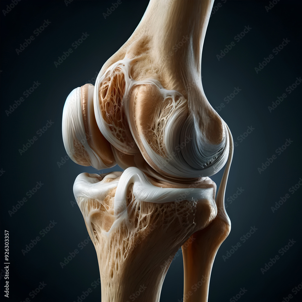 Illustration Stock 3D model illustration human Bone anatomy: high ...