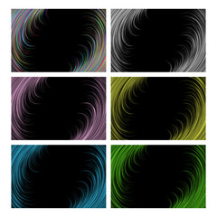 Wall Mural - wallpaper wavy lines abstract background