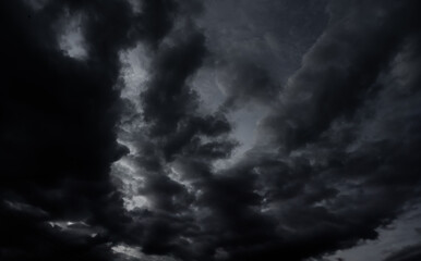 Cloud storm sky dark rain lightning thunder stoumy typhoon Nature light scene rainy atmosphere damage effect carbon dioxide dust air pollution 2.5 Pm, texture nature windstorm weather skyscape.