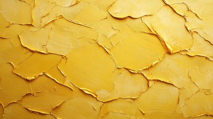 Wall Mural - A yellow wall with a textured surface