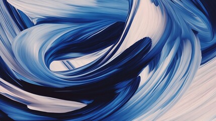 Abstract Blue Swirls