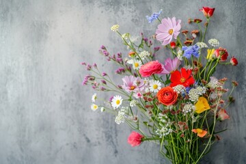 Wall Mural - Bouquet flower petal plant.