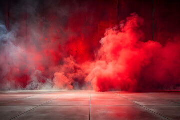 Wall Mural - fire and smoke