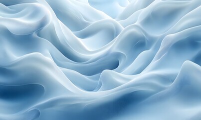 Wall Mural - Abstract Blue Wavy Background Texture