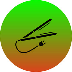 Sticker - Straightener Icon