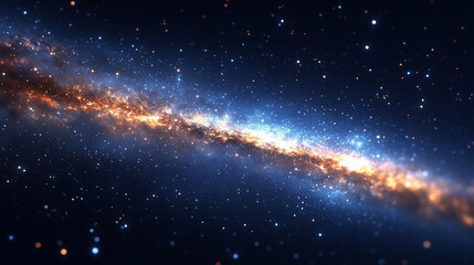 Wall Mural - galactic wonders: the beauty of space. the milky way