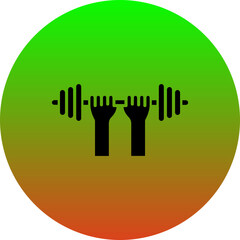 Sticker - Weightlifting Icon