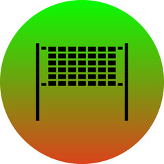 Sticker - Volleyball net Icon