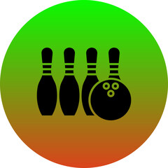 Sticker - Bowling Icon