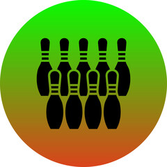 Sticker - Bowling Icon