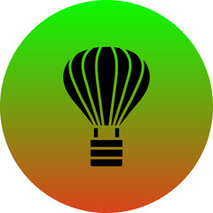 Sticker - Hot air balloon Icon