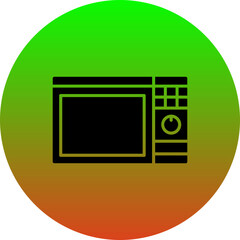 Wall Mural - Microwave Icon