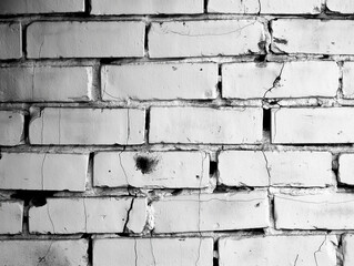 Canvas Print - White Brick Wall Texture