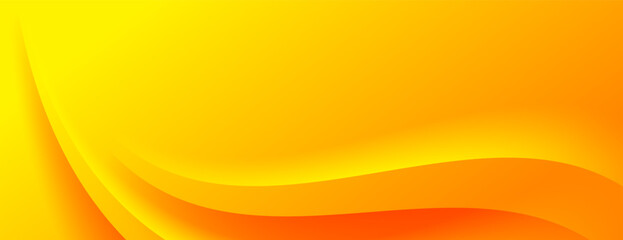 Wall Mural - yellow orange abstract background with wavy lines texture