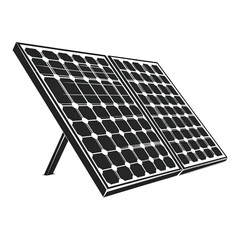 A modern solar panel designed for efficient energy conversion and sustainability, ideal for eco-friendly projects.