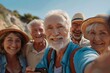 © Michael - Group of senior friends taking selfie