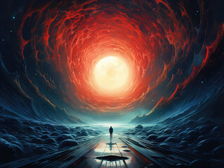 amazing multiverse in the style of muve collection swirling galaxies and alternate dimension