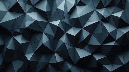 Poster - Abstract seamless background with triangular shapes and shadowing effects, perfect for a stylish and creative website or banner design.