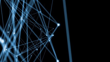 Fototapete - Communication network abstract background concept