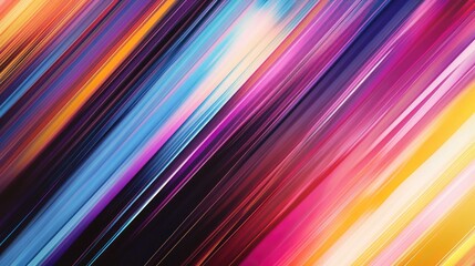 Poster - Dynamic color abstract background with bold, intersecting lines and vibrant gradients. Perfect for creating a sense of movement and excitement in digital media and graphics.