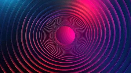 Poster - Dynamic geometric pattern with circle gradient and abstract rings. Ripple background suitable for technology design, advertising, web use, and social media visuals.