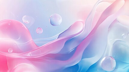 Poster - Futuristic Neumorphism style liquid plastic background with clear, soft shapes and simple design elements. Eps10 vector illustration for trendy visuals.