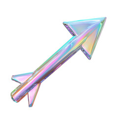 Poster - A rainbow colored arrow pointing to the right