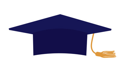 Wall Mural - Graduation cap icon. Vector illustration