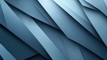 Aufkleber - Modern abstract background featuring blue-grey geometric shadow lines. The design offers a clean, futuristic style with ample blank space for customization and text.