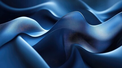 Poster - Modern blue abstract background with a blend of textured patterns and smooth, flowing lines. Perfect for sophisticated designs, corporate presentations, and tech-oriented projects.