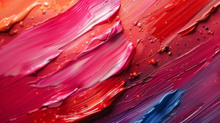 Fototapete - Craft paint brush strokes with expressive and gestural marks, imbuing