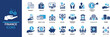 © Designstor09 - Finance icon set. Contains loan, cash, saving, financial goal, profit, budget, mutual fund, earning money and revenue icons. Solid icons collection.