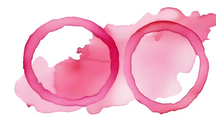 Wall Mural - A pink stain ring