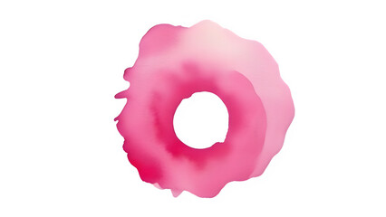 Wall Mural - A pink stain ring