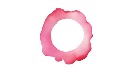 Wall Mural - A pink stain ring