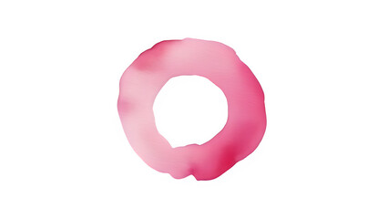 Wall Mural - A pink stain ring