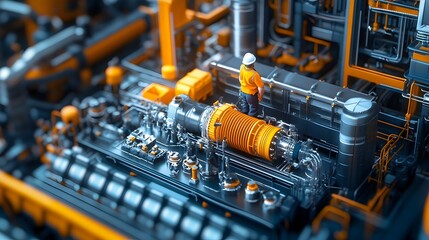 Poster - Engineer Validating System Compliance with Regulations in 3D Rendered