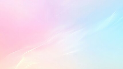 Poster - A soft pastel gradient background transitioning from pink to blue, perfect for modern design elements