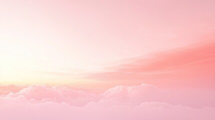 Poster - A soft, pastel pink background with a smooth gradient, ideal for feminine and romantic designs