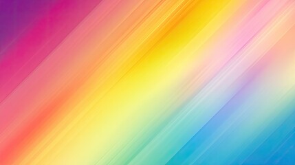 Poster - A vibrant rainbow gradient background with a smooth transition between colors, suitable for creative projects
