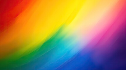 Poster - A vibrant rainbow gradient background with a smooth transition between colors, suitable for creative projects