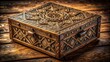 © Man888 - Worn, ornate puzzle box with intricate patterns and symbols evokes nostalgia, sparking curiosity about the secrets and stories hidden within its ancient, mysterious compartments.
