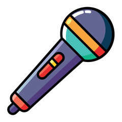 Poster - Classic Microphone Vector Design Illustration