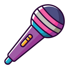 Poster - Classic Microphone Vector Design Illustration