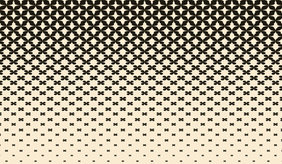 Wall Mural - Halftone gradient. Dotted gradient, background with monochrome dotted texture. Polka dot pattern template vector dots pattern Abstract dot gradient halftone pattern illustration