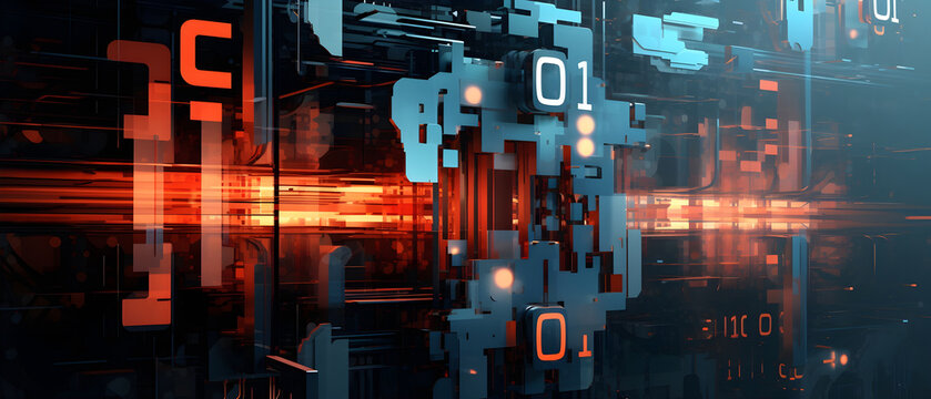 Digital Modern Trendy Background AI Artwork