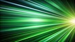 © Vibrant Visions Pixe - Fast moving green light with motion blur, stripes, background, green, light, motion blur, fast, moving, stripes, abstract