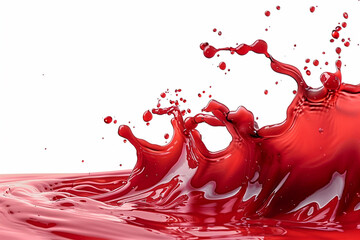 Wall Mural - Red Liquid Splash