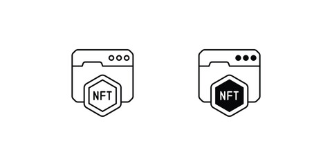 website set icon with white background vector stock illustration